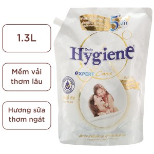 Nước xả vải Hygiene đậm đặc Milky túi 1.3 lít