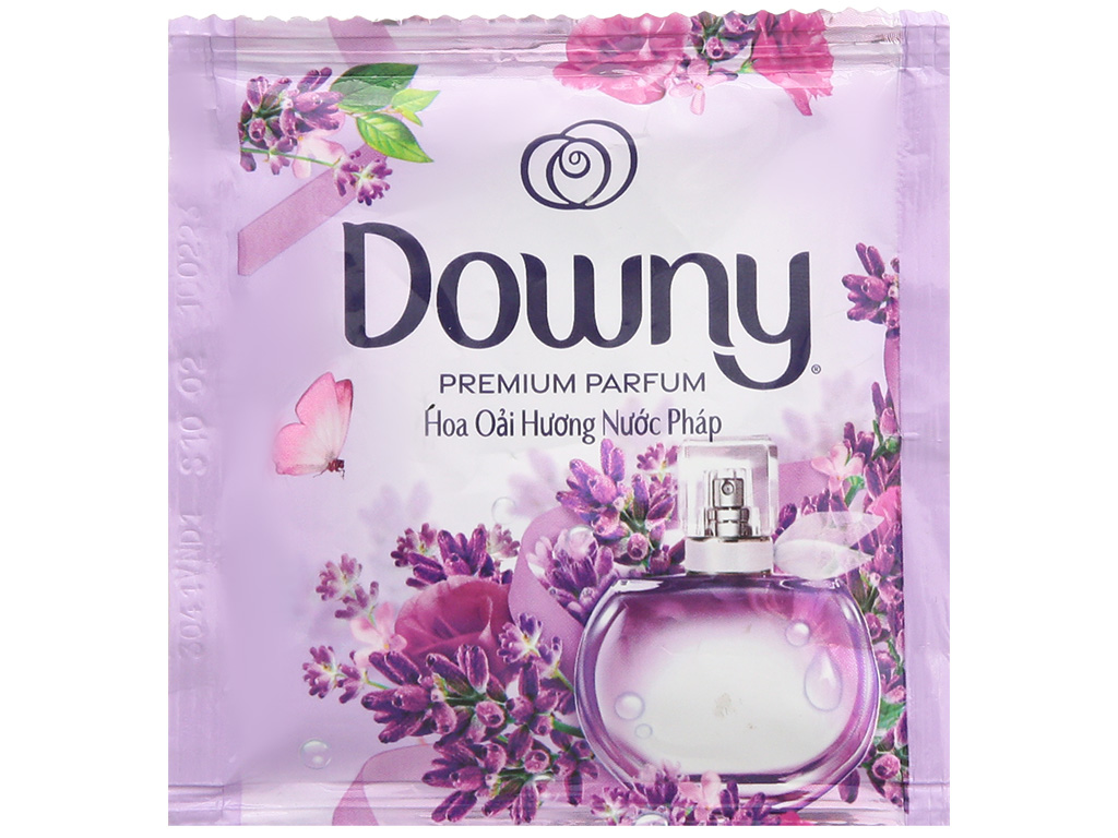 10 gói nước xả vải Downy tinh dầu thiên nhiên hương hoa oải hương 20ml 5