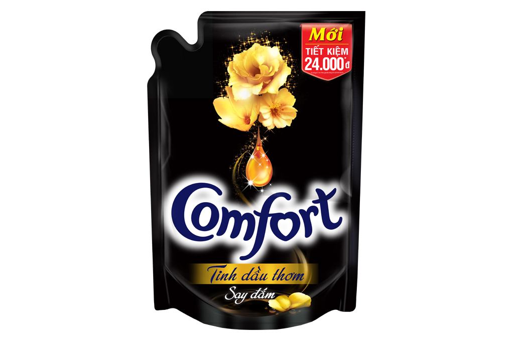 Nước xả Comfort tinh dầu thơm say đắm túi 1.6 lít