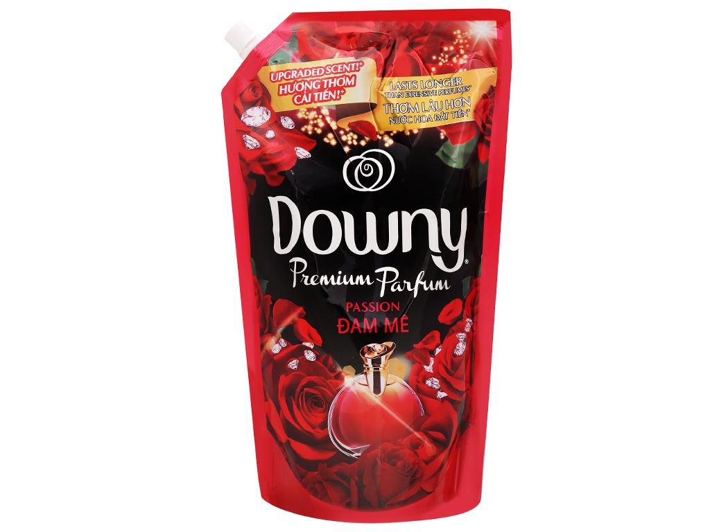 Nước xả vải Downy hương nước hoa đam mê túi 1.4 lít 1