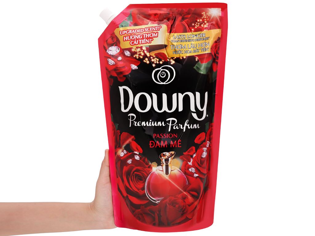 Nước xả vải Downy hương nước hoa đam mê túi 1.4 lít 6