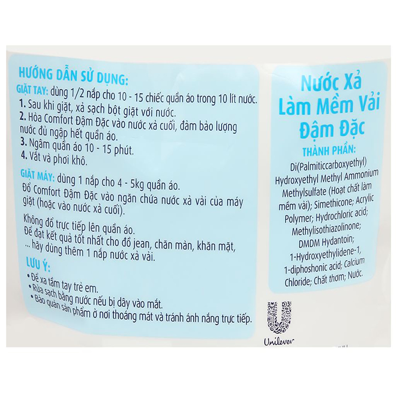 Nước xả quần áo cho bé Comfort cho da nhạy cảm hương phấn dịu nhẹ túi 2.6 lít 4