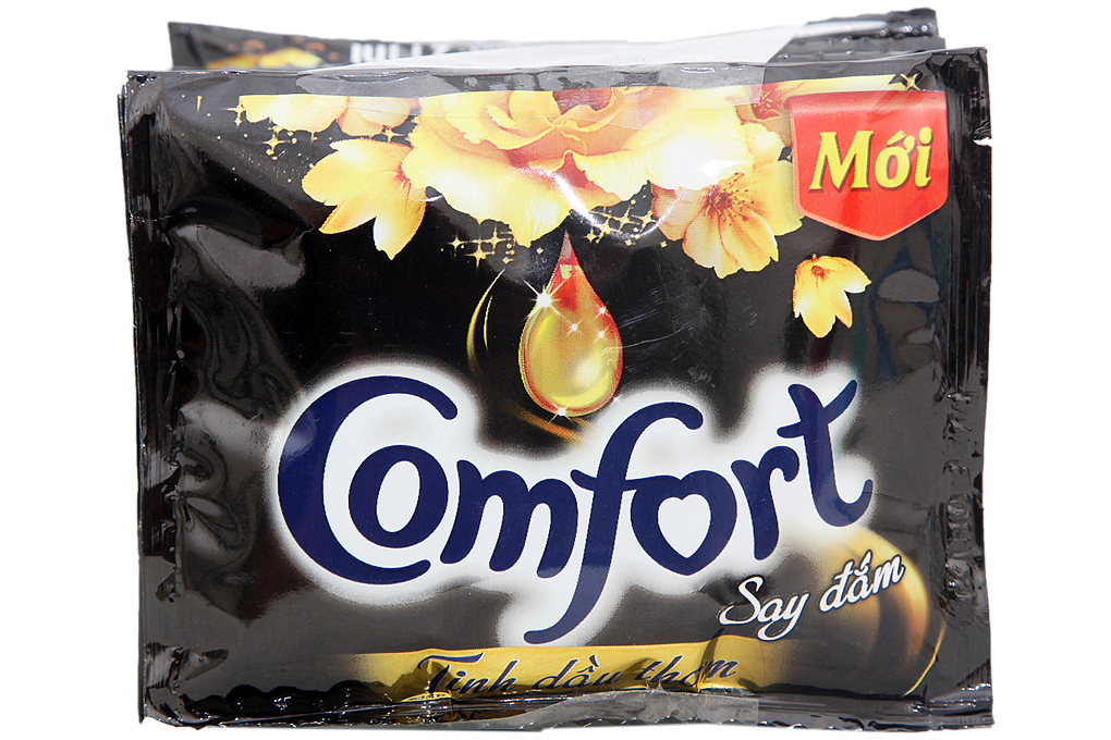 Nước xả Comfort Tinh dầu thơm Say đắm gói 21ml (dây 10 gói)