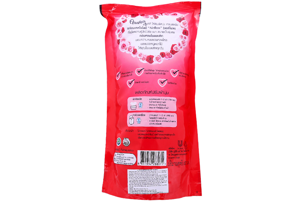 Nước xả Comfort Đỏ túi 600ml