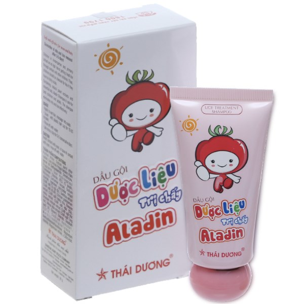 Dầu gội dược liệu Aladin trị chấy, loại bỏ trứng chấy tuýp 30g