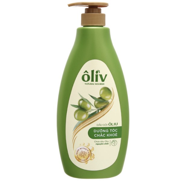 Dầu gội Ôliv Natural Nourish dưỡng tóc chắc khoẻ chai 650ml