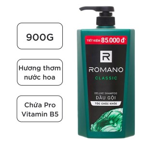 Dầu gội cao cấp Romano Classic 900g