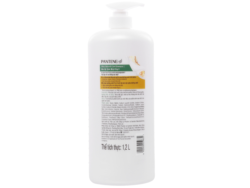 Dầu gội Pantene PRO-V dưỡng chất mềm mượt óng ả 1.2 lít 3