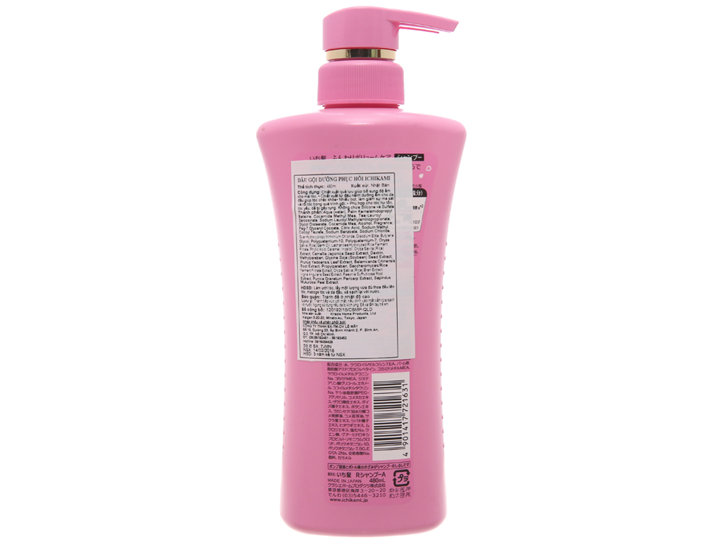 Dầu gội dưỡng tóc Ichikami 480ml giá tốt tại Bách hoá XANH
