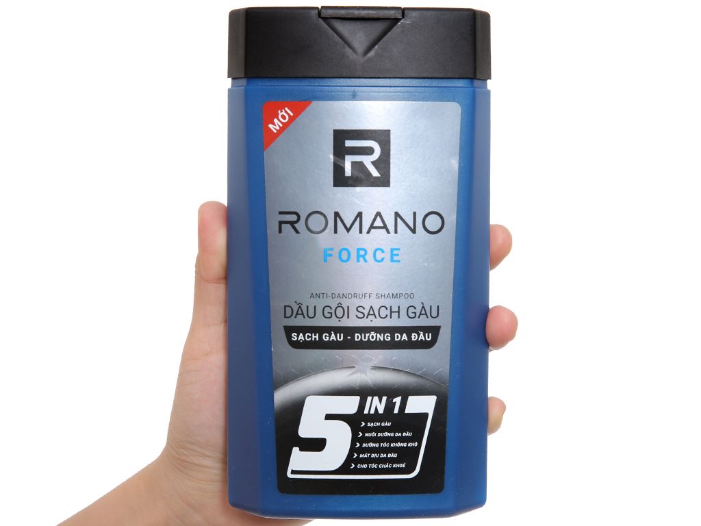 Dầu gội sạch gàu Romano Force 380g 3