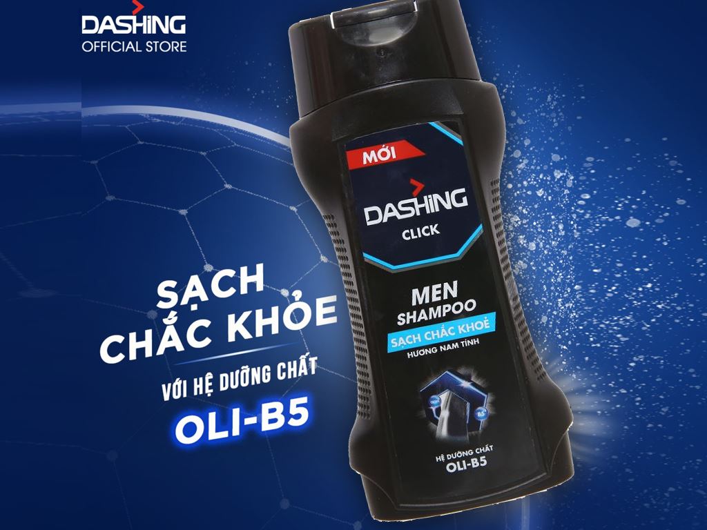 Dầu gội Dashing Men Click sạch chắc khoẻ 180g 2