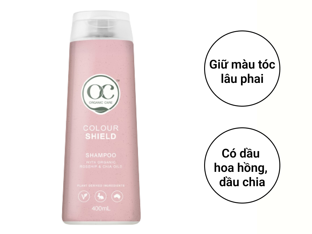Dầu gội dành cho tóc nhuộm Organic Care Colour Shield 400ml 6