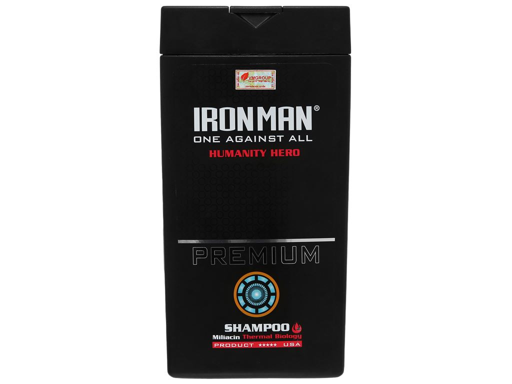 Dầu gội nhiệt sinh học Ironman Premium Humanity Hero 380g 1
