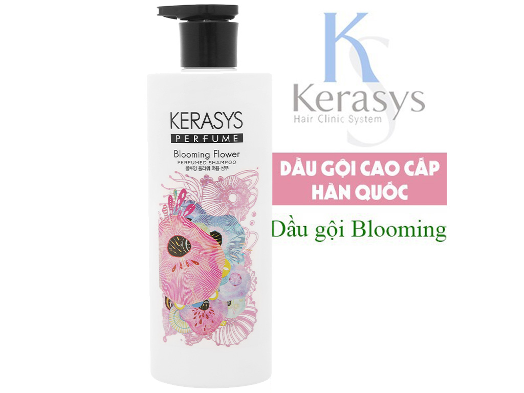 Dầu gội Kerasys Perfume Blooming Flower 600ml 2