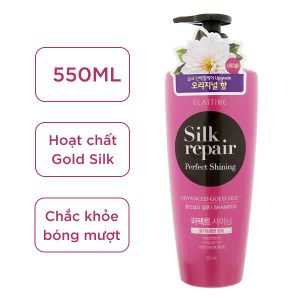 Dầu gội Elastine Silk Repair Perfect Shining Gold Silk 550ml