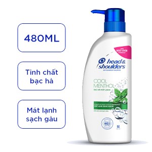 Dầu gội Head & Shoulders bạc hà làm sạch gàu 480ml