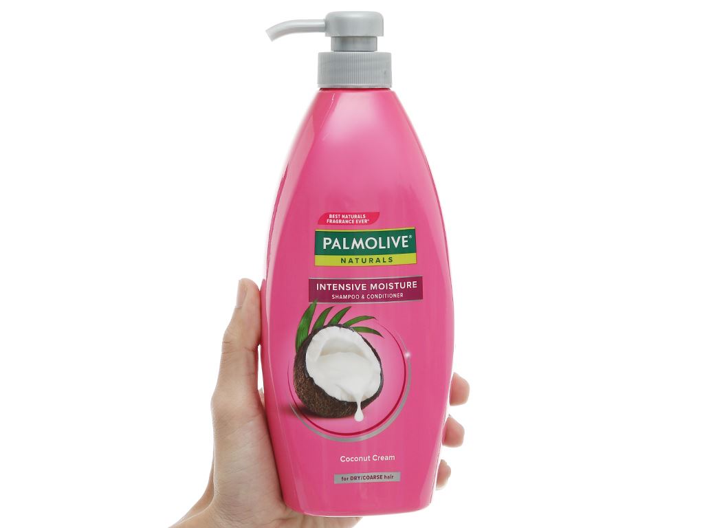 Dầu gội có dầu xả Palmolive Naturals dưỡng ẩm bổ sung 600ml 4