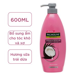 Dầu gội có dầu xả Palmolive Naturals dưỡng ẩm bổ sung 600ml