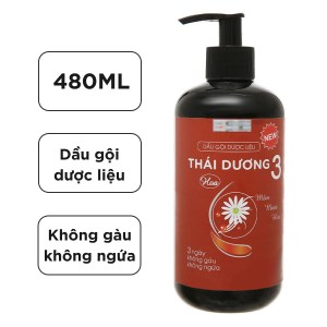 Dầu gội dược liệu Thái Dương 3 hương hoa 480ml