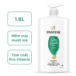 Dầu gội Pantene Silky Smooth Care suôn mượt óng ả 1.8 lít