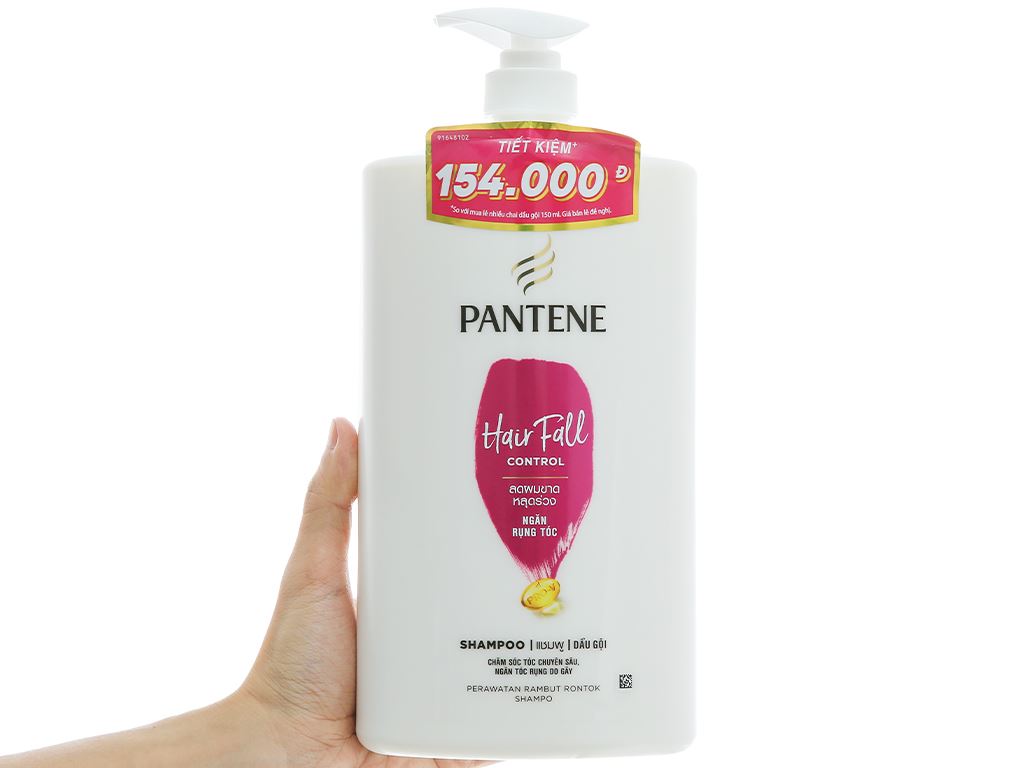 Dầu gội Pantene Hair Fall Control ngăn rụng tóc 1.8 lít 5