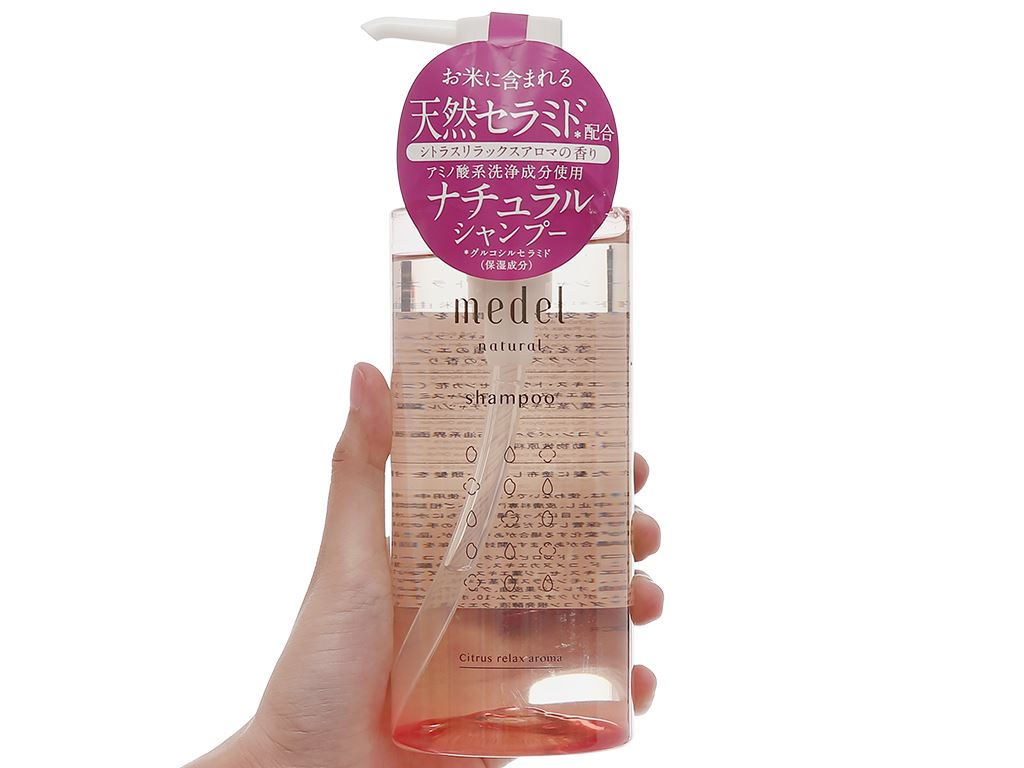 Dầu gội dưỡng tóc chắc khoẻ Medel Natural Citrus Relax Aroma 400ml 5