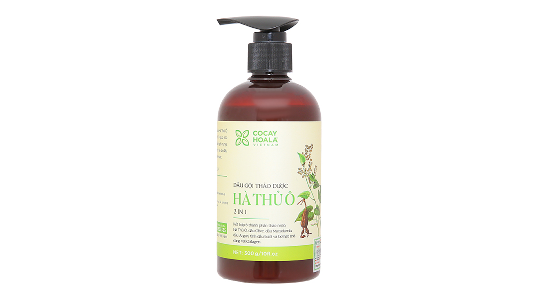 Which Vietnamese hair shampoo containing herbal extract from hà thủ ô is the most popular on the market?