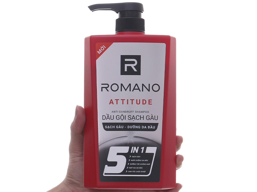 Dầu gội Romano Attitude sạch gàu 650g 5
