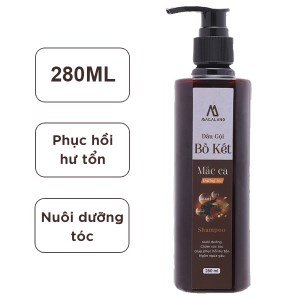 Dầu gội bồ kết Macaland dưỡng tóc mắc ca 280ml