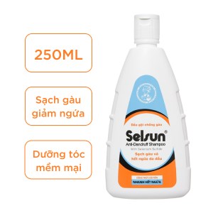 Dầu gội Selsun Anti Dandruff Shampoo trị gàu 250ml