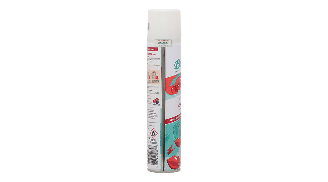 Dầu gội khô Batiste Cherry làm sạch, giúp tóc tươi mới