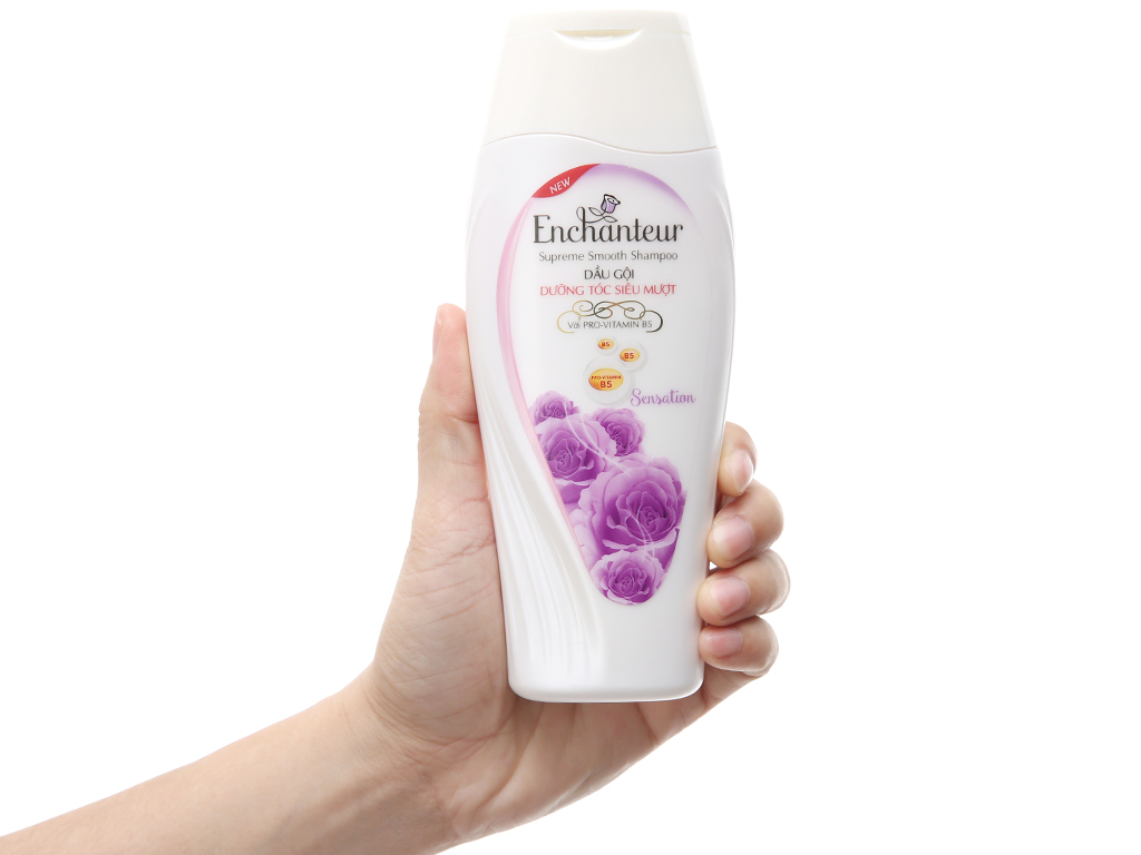 Dầu gội dưỡng tóc siêu mượt Enchanteur Sensation 180g 4