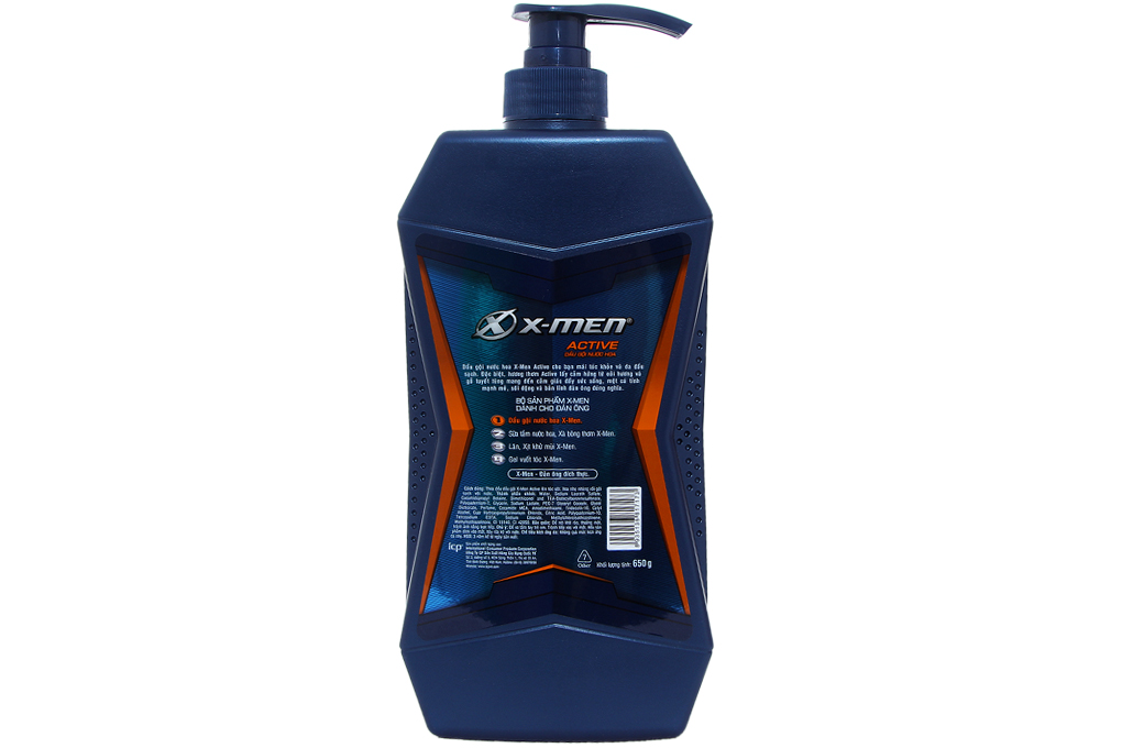 Dầu gội X-men Active 650g Dầu gội X-men Active 650g