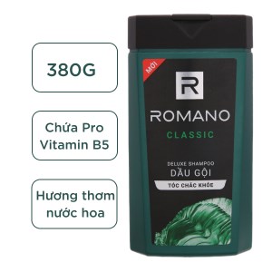 Dầu gội hương nước hoa Romano Classic tóc chắc khoẻ 380g