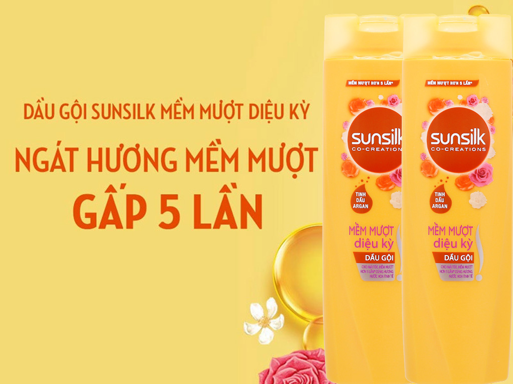 Dầu gội Sunsilk mềm mượt diệu kỳ 165ml 2
