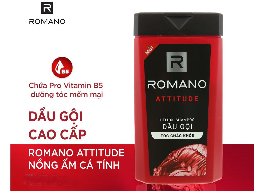 Dầu gội hương nước hoa Romano Attitude tóc chắc khoẻ 180g 2