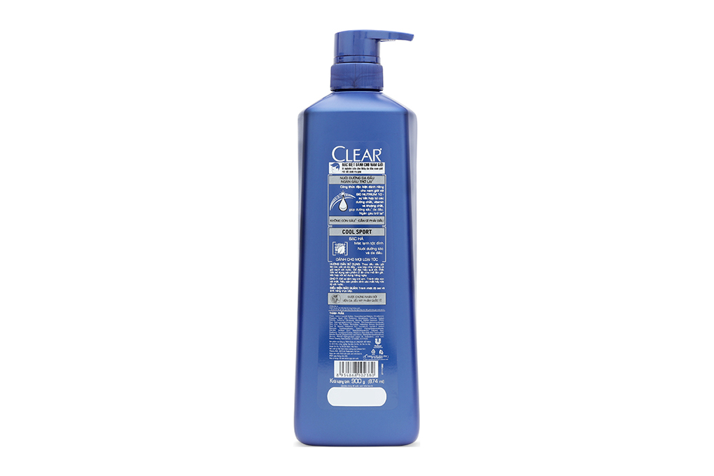 DẦU GỘI CLEAR MEN COOL SPORT 900G