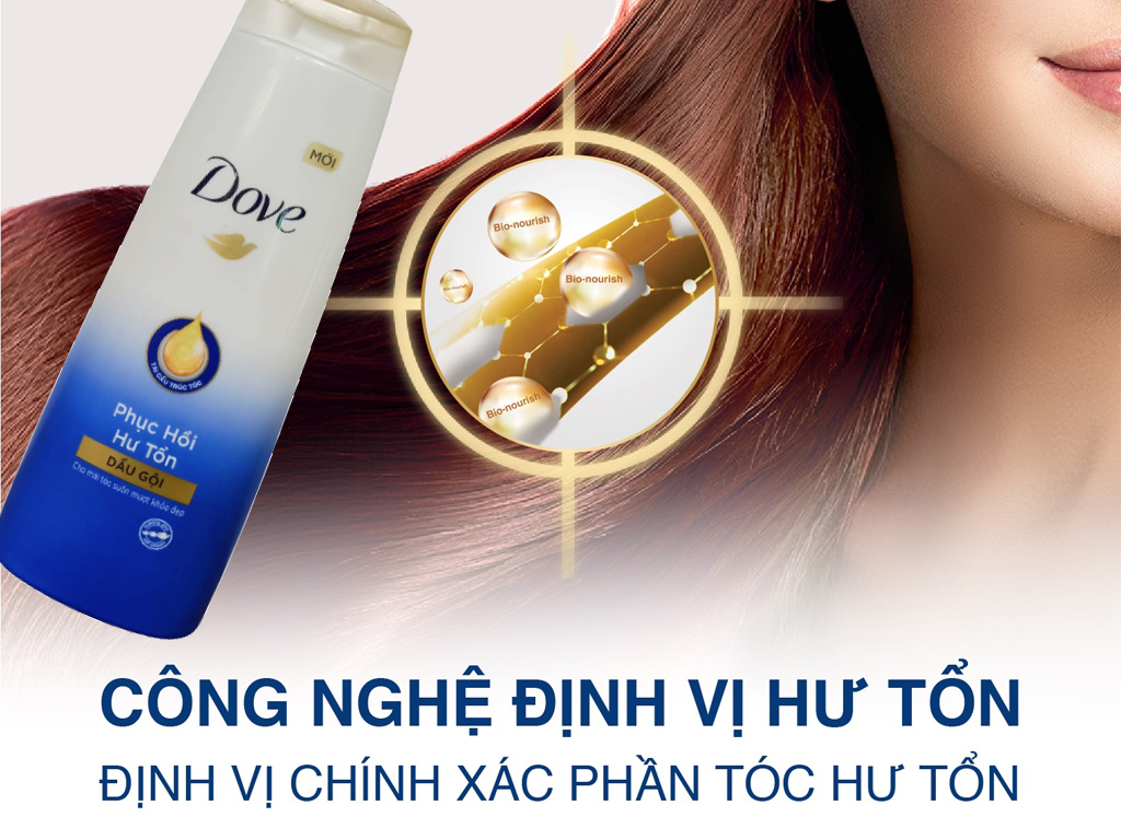 Dầu gội Dove phục hồi hư tổn 330ml 3