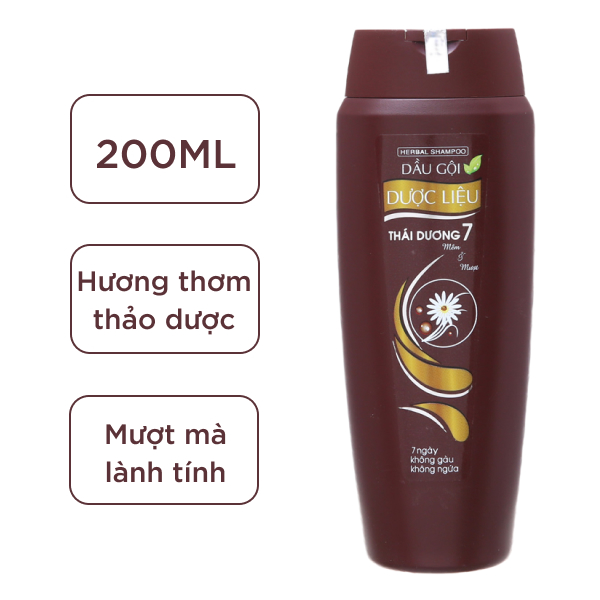 Dầu Gội Dược Liệu Thái Dương 7 Classic 100ml- Mềm mượt tự nhiên