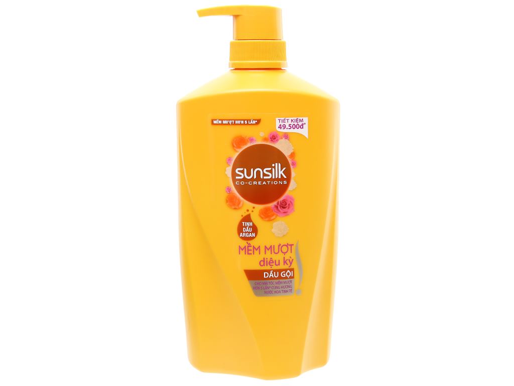 Dầu gội Sunsilk mềm mượt diệu kỳ 874ml 1