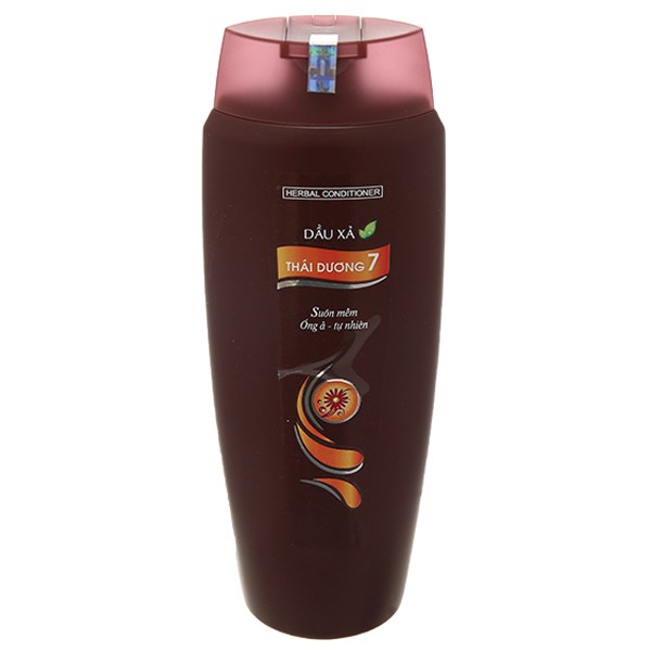 Dầu xả Thái Dương 7 suôn mềm, óng ả tự nhiên chai 200ml