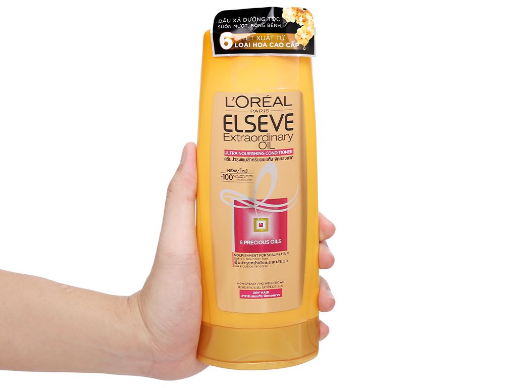 Dầu xả dưỡng tóc L'Oréal Elseve tinh dầu hoa 325ml 4