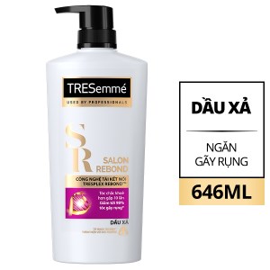 Dầu xả TRESemmé Salon Rebond ngăn ngừa tóc gãy rụng 646ml