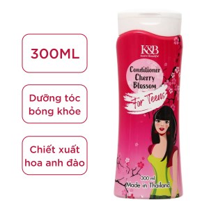 Dầu xả K&B chiết xuất hoa anh đào 300ml