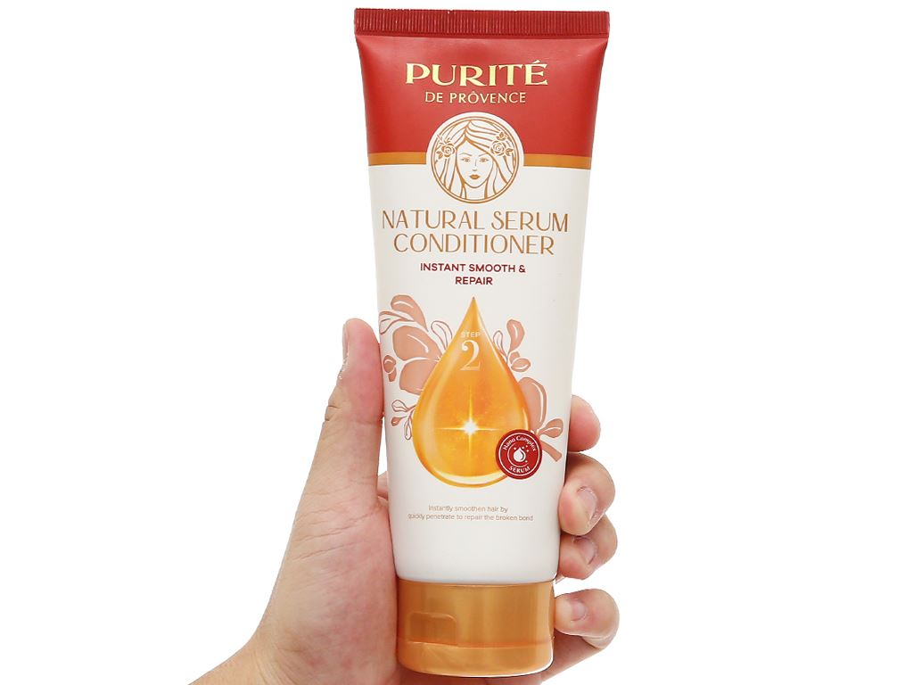 Dầu xả Purité Serum thiên nhiên giảm hư tổn 150ml 6