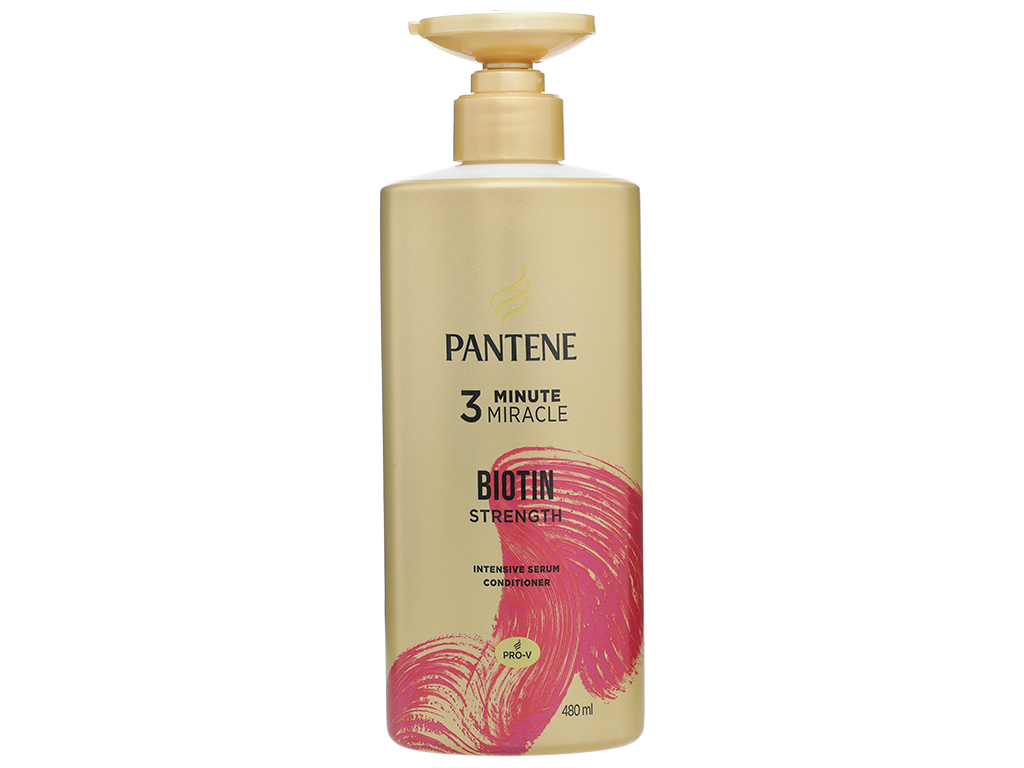 Dầu xả Pantene 3MM Biotin ngăn rụng tóc 480ml 1