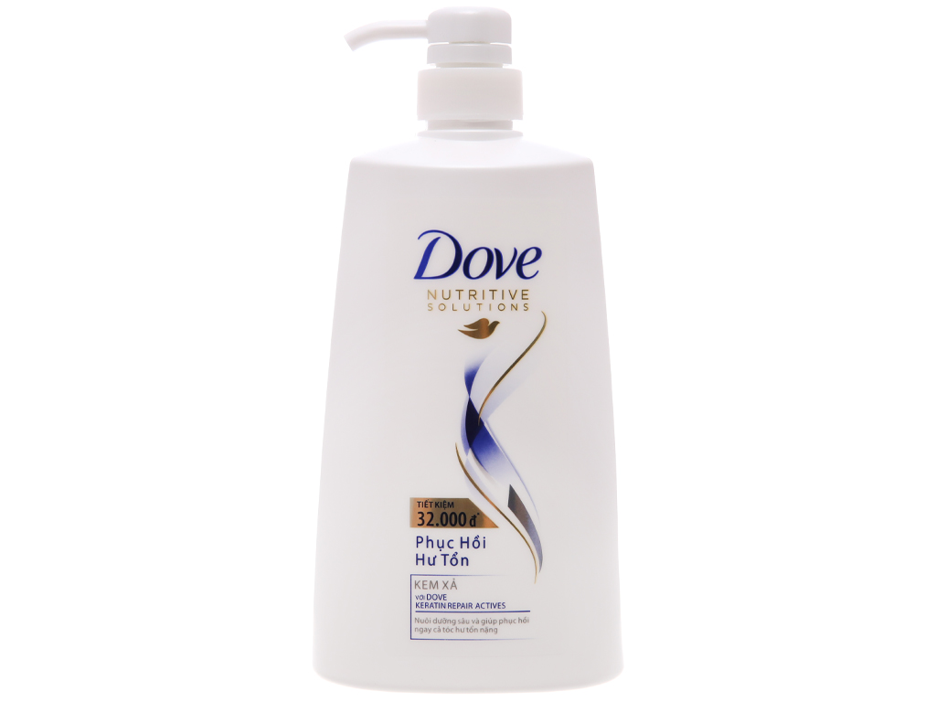 Kem xả Dove phục hồi hư tổn giúp tái cấu trúc tóc hiệu quả 633ml 1