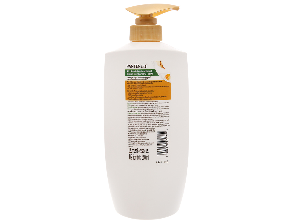 Dầu xả Pantene Pro-V dưỡng chất mềm mượt óng ả 650ml 3