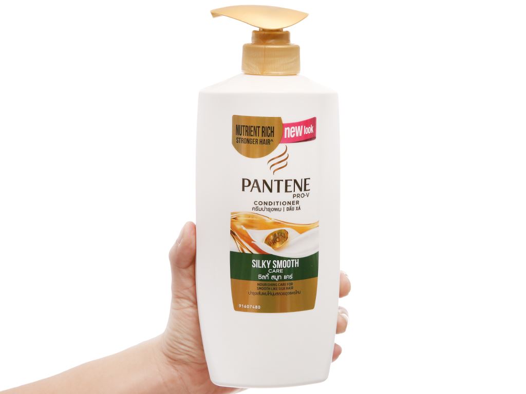Dầu xả Pantene Pro-V dưỡng chất mềm mượt óng ả 650ml 4