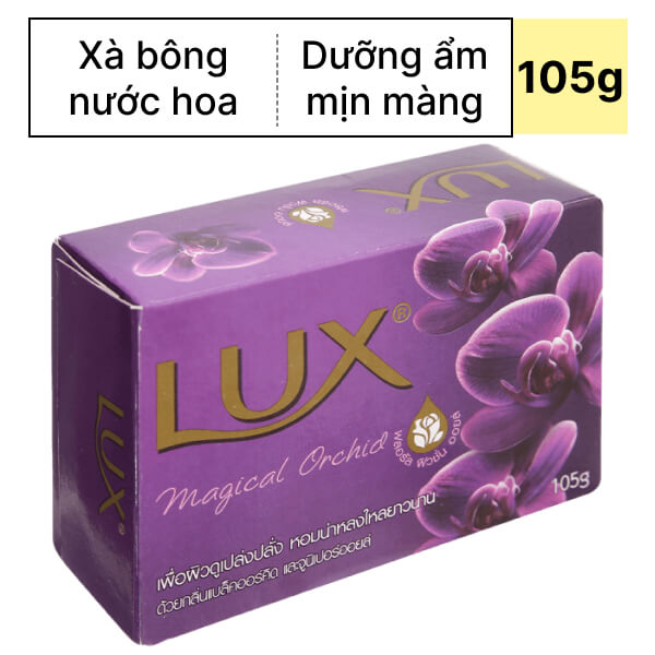 Xà bông cục Lux Magical Orchid 105g